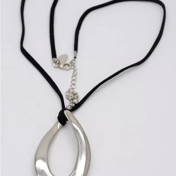 Lia Sophia Jewelry - Lia Sophia Silver Torque Pendant Necklace